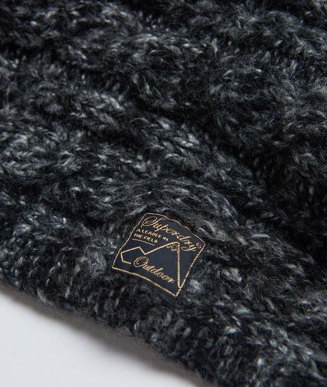 Superdry Cubrecuellos En Punto Trenzado De Tweed