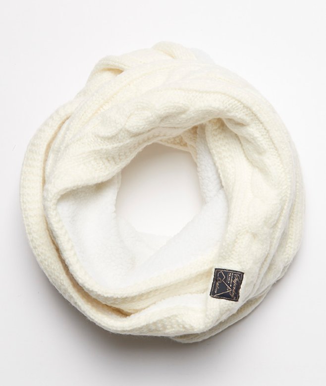 Superdry Cubrecuellos En Punto Trenzado De Tweed