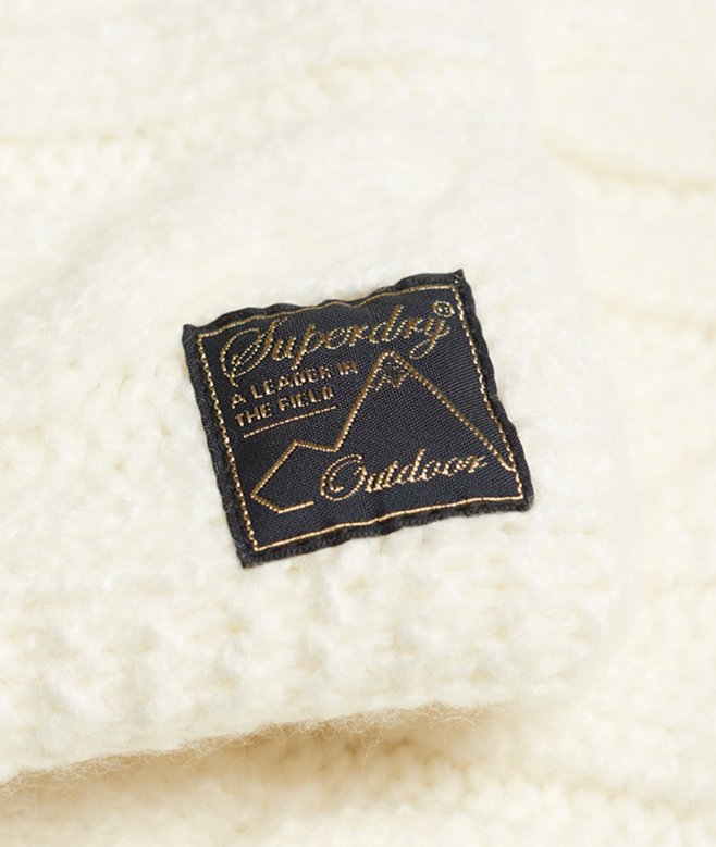 Superdry Cubrecuellos En Punto Trenzado De Tweed