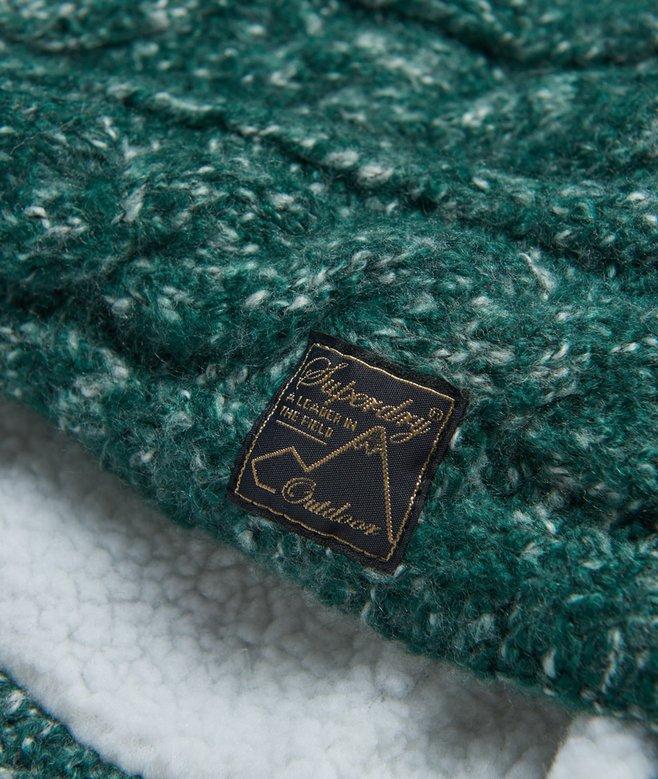 Superdry Cubrecuellos En Punto Trenzado De Tweed