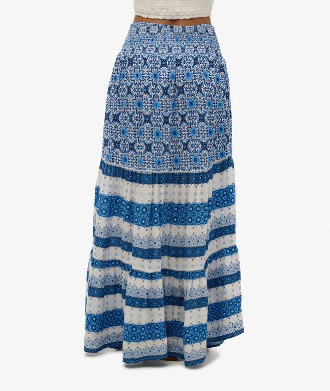 Superdry Falda Larga Estampada