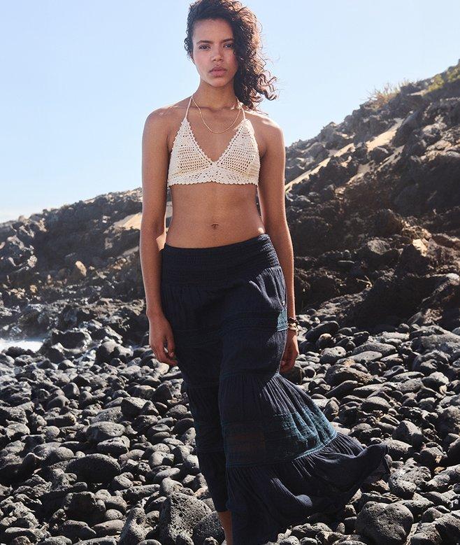 superdry Falda larga Ibiza