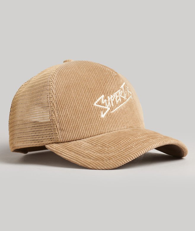 superdry Gorra de pana con logotipo Vintage