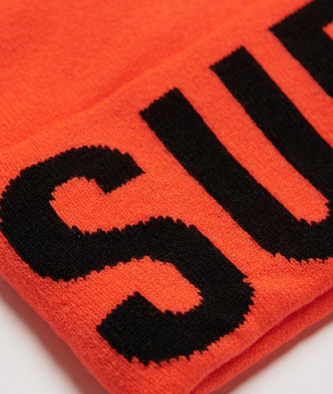 Superdry Gorro De Punto Con La Marca