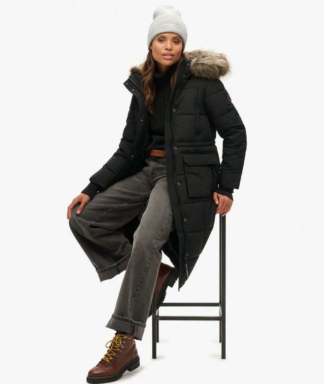 Superdry Gorro De Punto De Canalé Suave