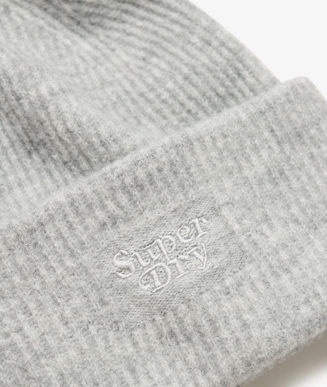 Superdry Gorro De Punto De Canalé Suave