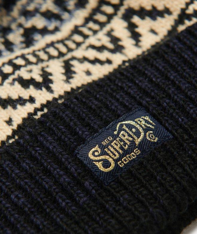 Superdry Gorro De Punto Estampado