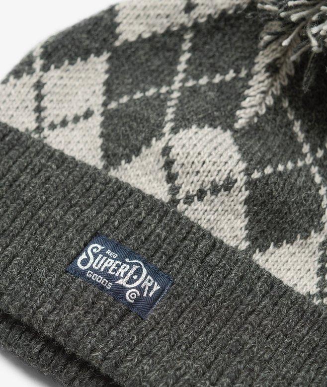 Superdry Gorro De Punto Estampado