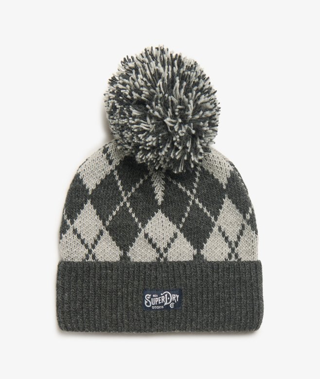 superdry Gorro de punto estampado