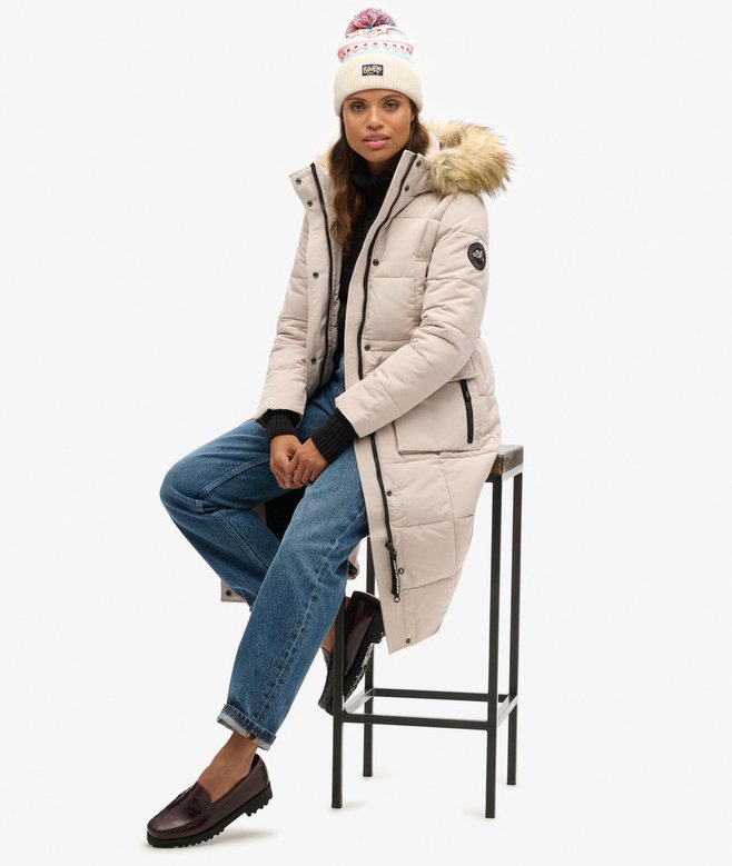 Superdry Gorro De Punto Estampado