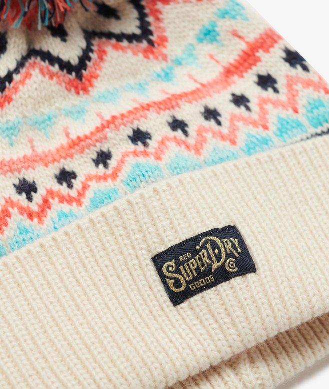 Superdry Gorro De Punto Estampado