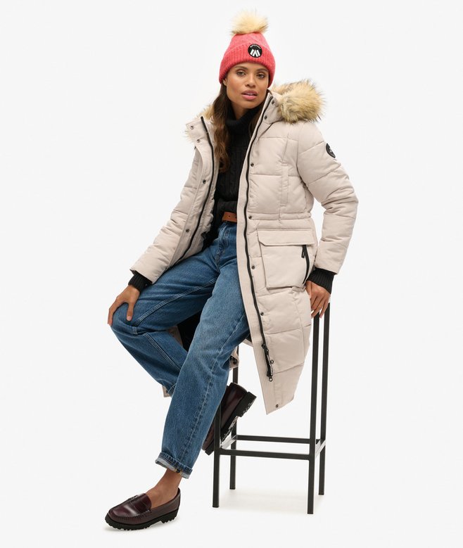 Superdry Gorro De Punto Trenzado Luxe