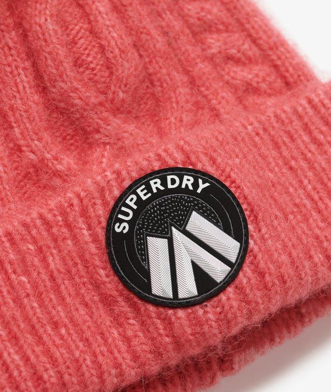 Superdry Gorro De Punto Trenzado Luxe