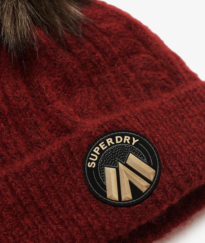Superdry Gorro De Punto Trenzado Luxe