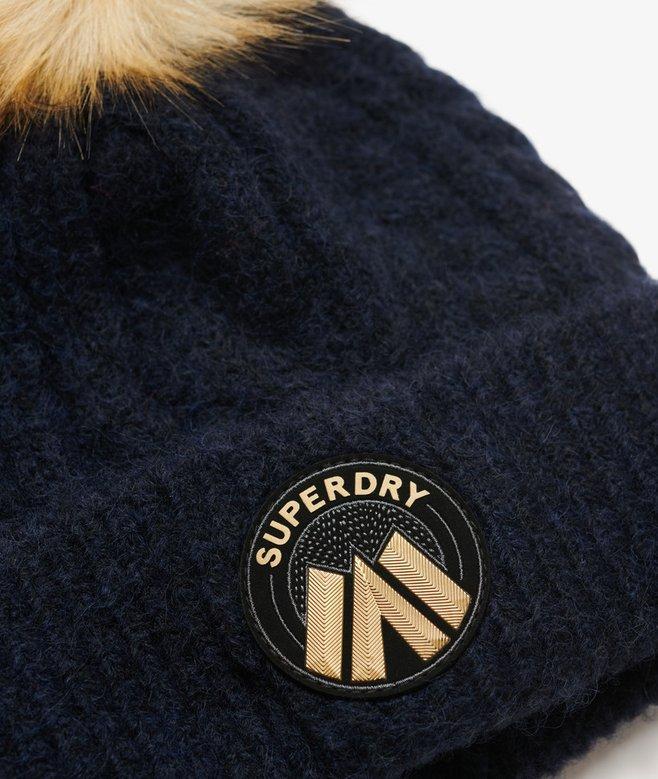 Superdry Gorro De Punto Trenzado Luxe