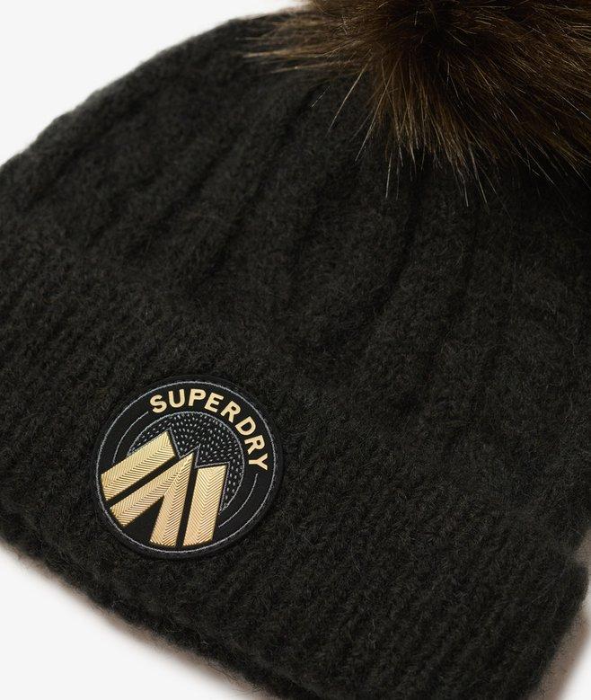 Superdry Gorro De Punto Trenzado Luxe