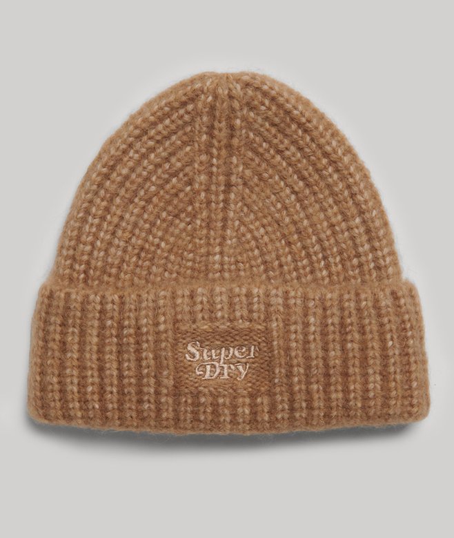 superdry Gorro en punto de canalé