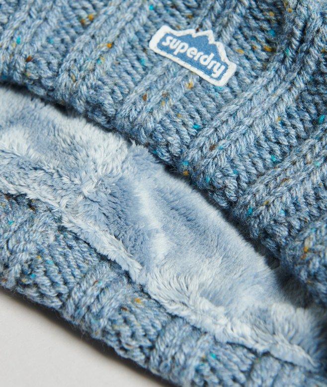 Superdry Gorro En Punto Trenzado Con Pompón