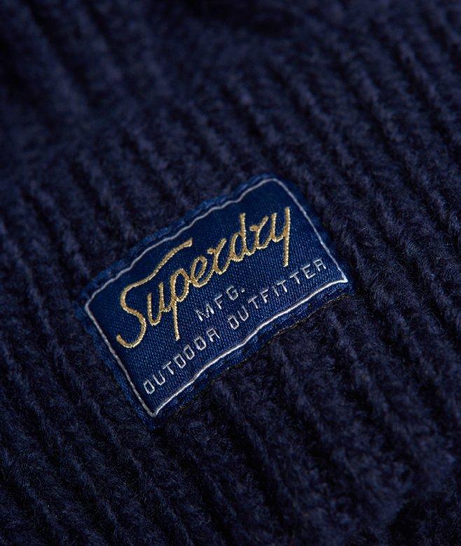 Superdry Gorro En Punto Trenzado Lux