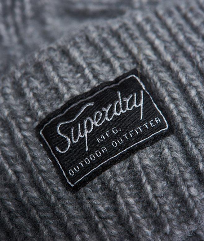 Superdry Gorro En Punto Trenzado Lux