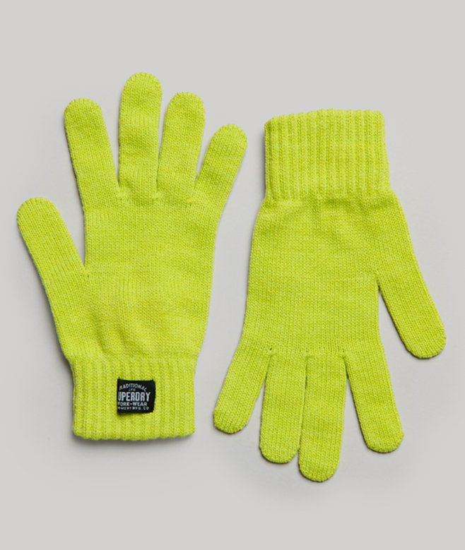 superdry Guantes clásicos de punto