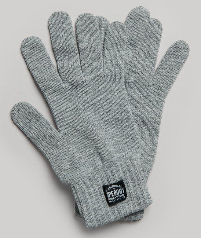 Superdry Guantes Clásicos De Punto