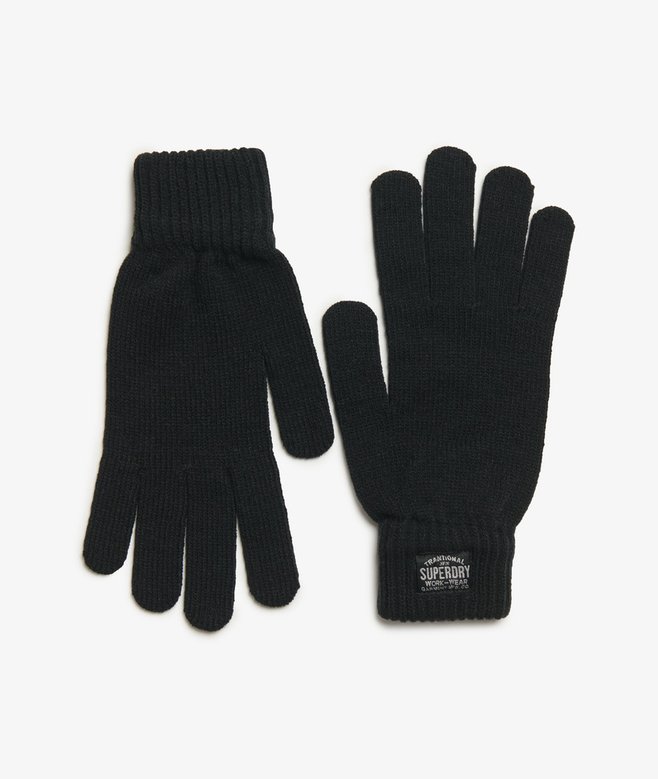 superdry Guantes clásicos de punto