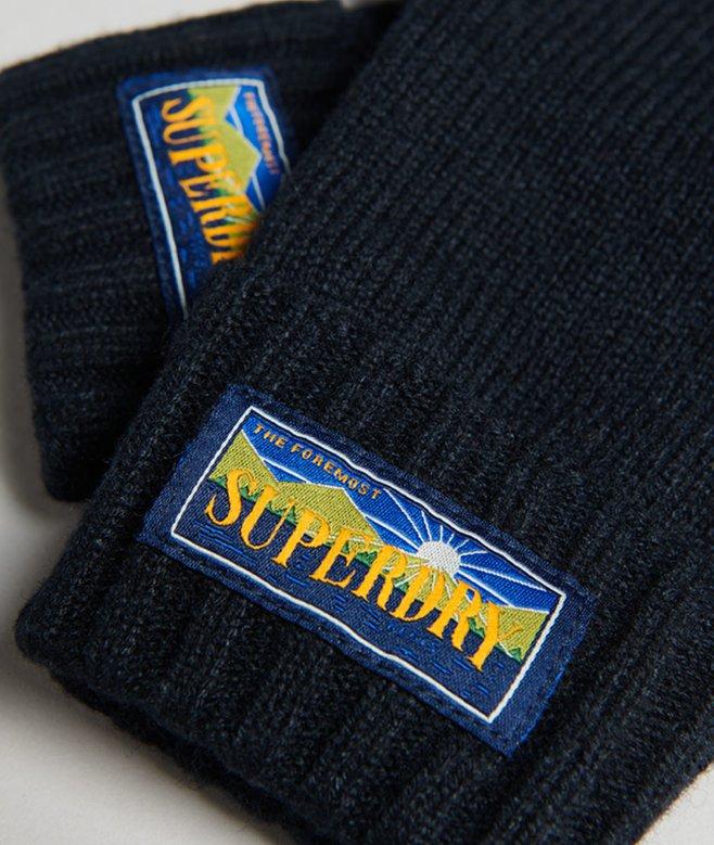Superdry Guantes De Mezcla De Lana Radar