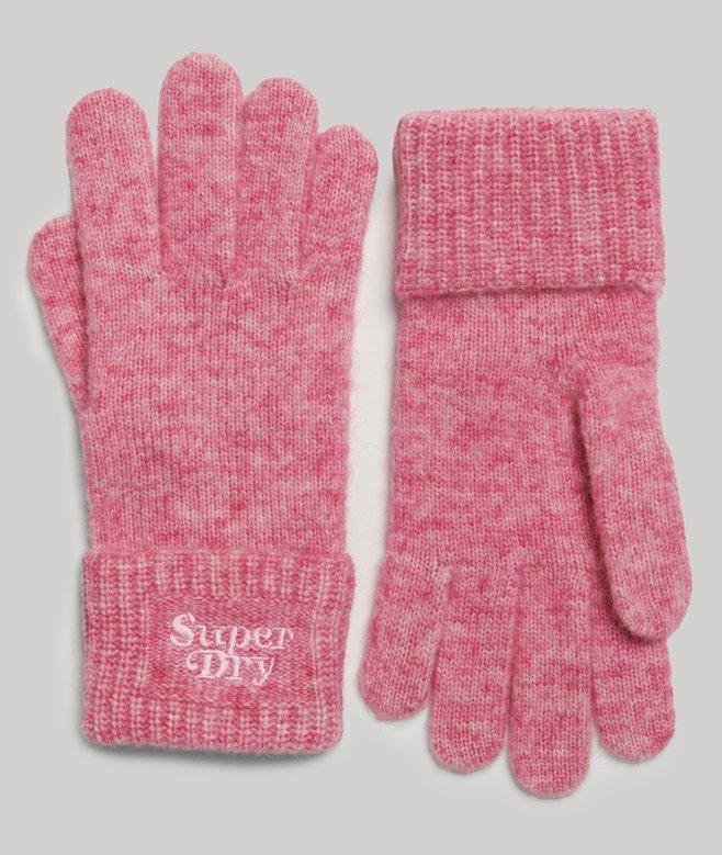 superdry Guantes de punto de canalé