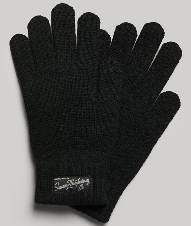 Superdry Guantes Unisex Con Logotipo Essential