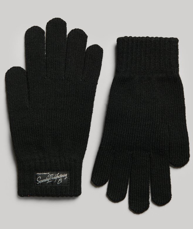superdry Guantes unisex con logotipo Essential