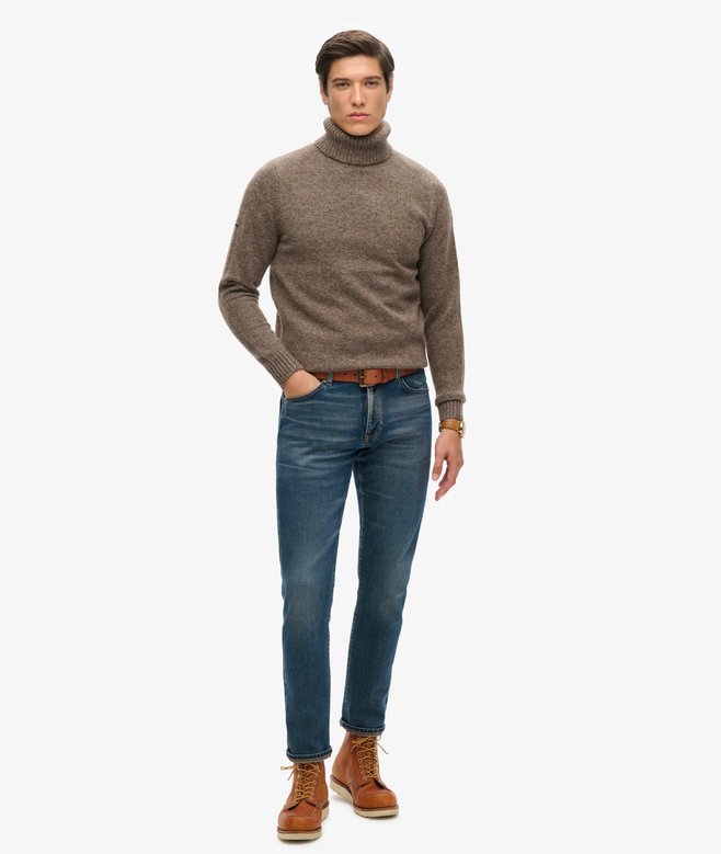 Superdry Jersey Cepillado De Cuello Vuelto