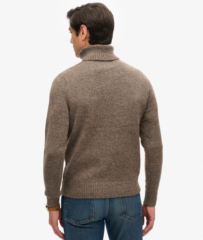 Superdry Jersey Cepillado De Cuello Vuelto