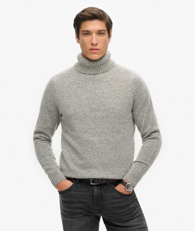 superdry Jersey cepillado de cuello vuelto