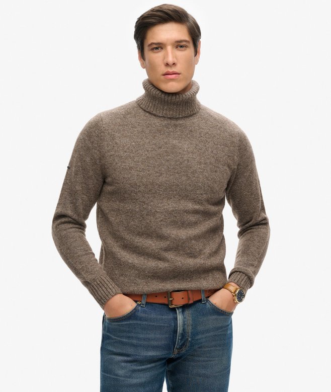 superdry Jersey cepillado de cuello vuelto