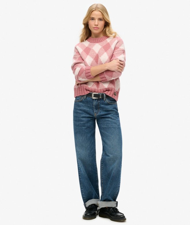 Superdry Jersey Con Estampado Argyle