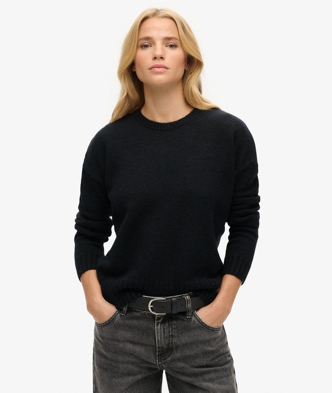 superdry Jersey de cuello redondo Essential