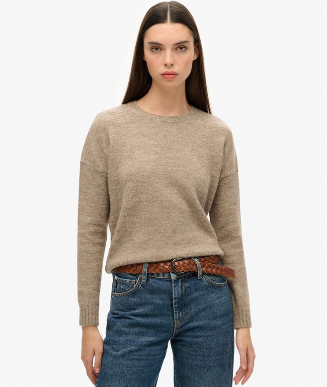 superdry Jersey de cuello redondo Essential