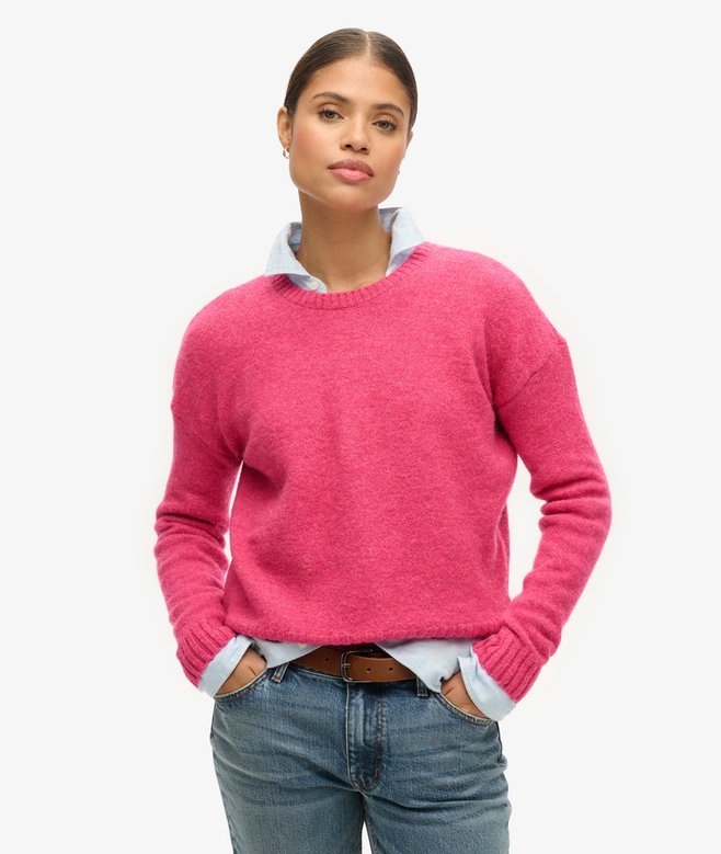 superdry Jersey de cuello redondo Essential