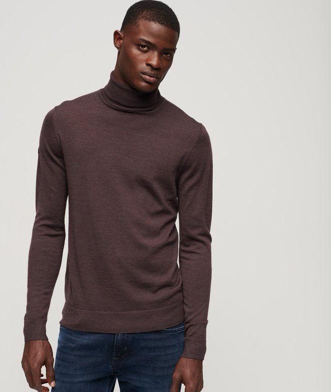 superdry Jersey de cuello vuelto Merino