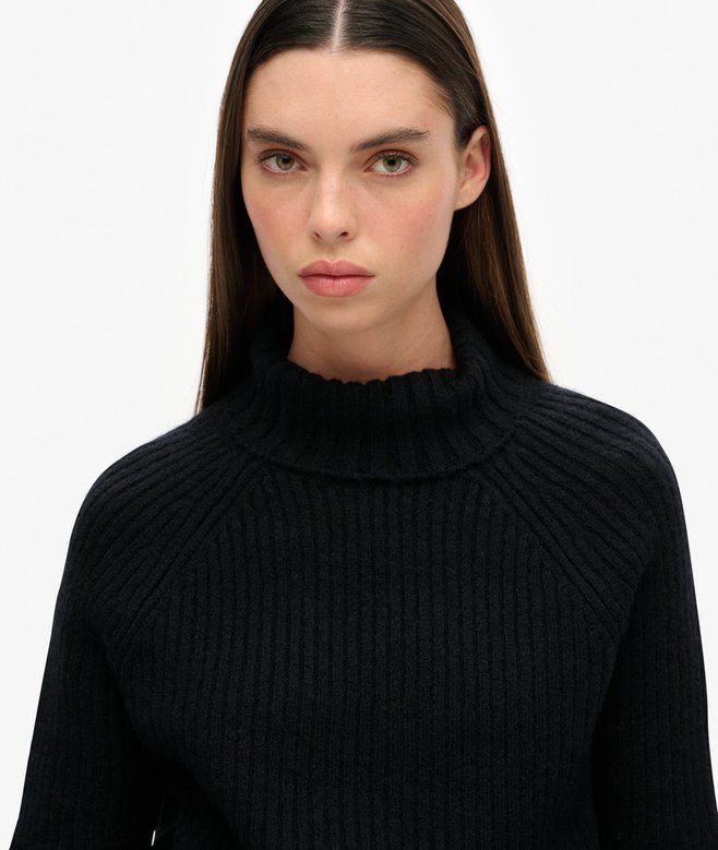 Superdry Jersey En Punto De Canalé Essential