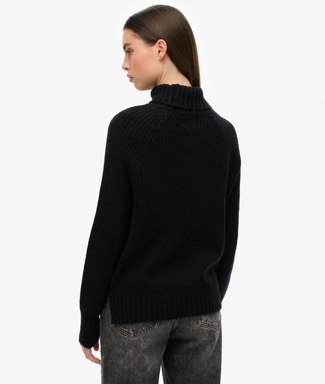 Superdry Jersey En Punto De Canalé Essential