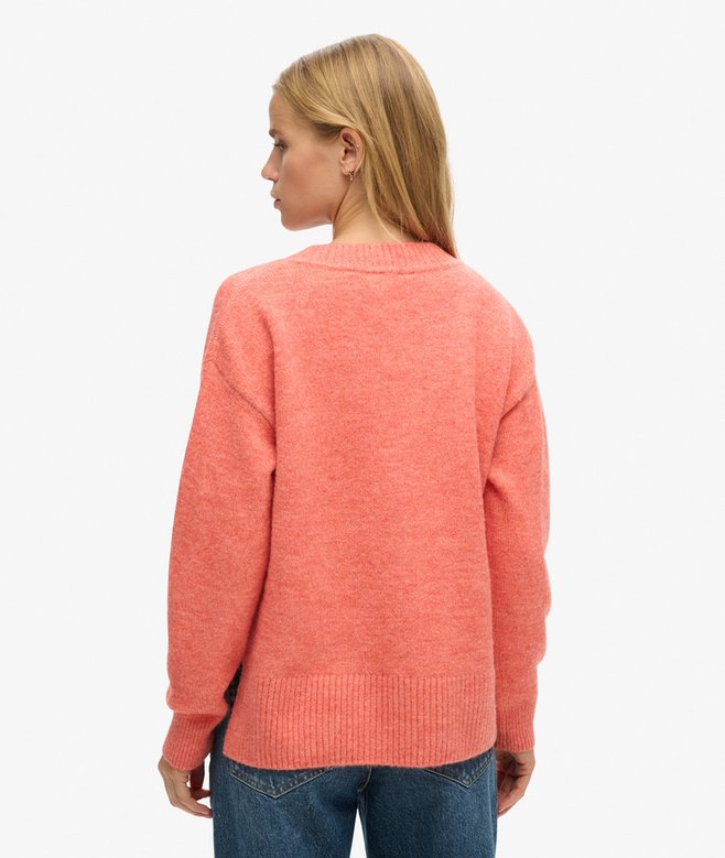 Superdry Jersey Extragrande Con Cuello De Pico