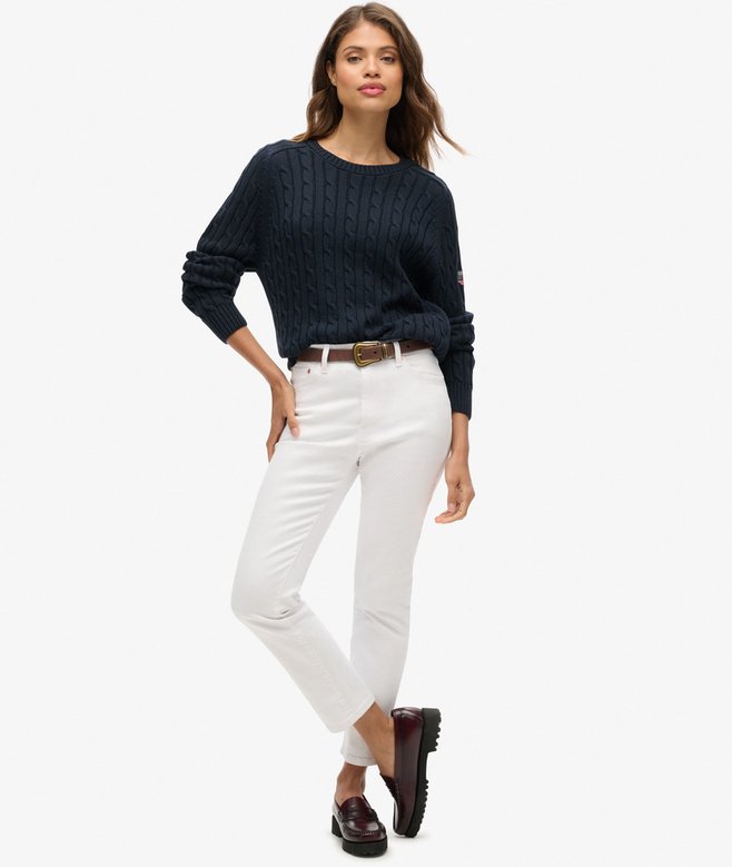 Superdry Jersey Holgado De Punto Trenzado