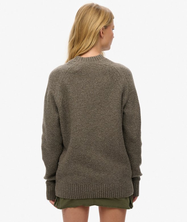 Superdry Jersey Raglán Grueso Extragrande