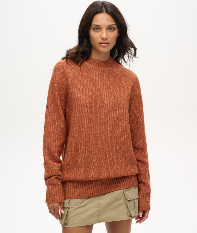 superdry Jersey raglán grueso extragrande