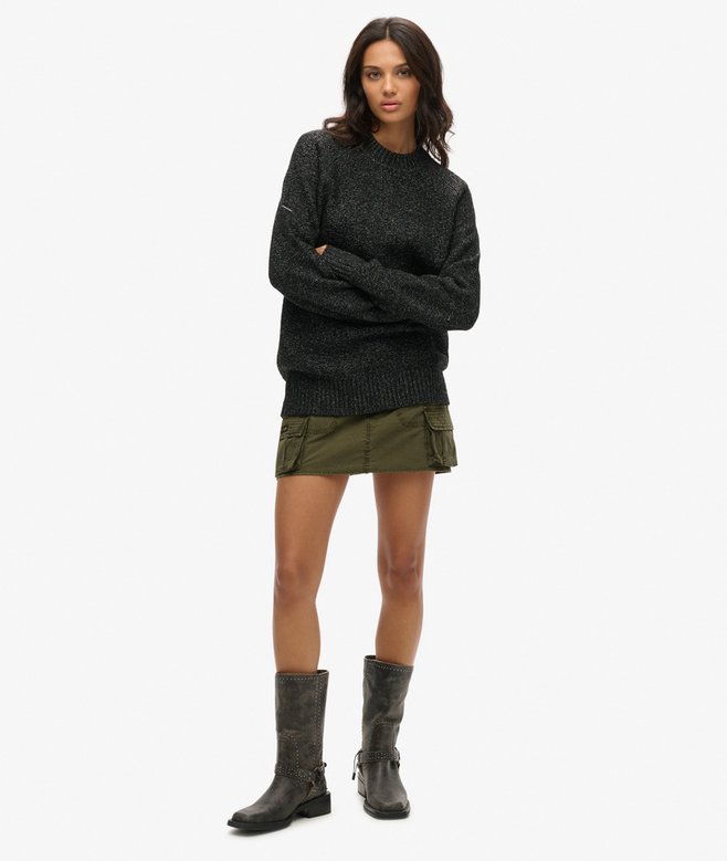 Superdry Jersey Raglán Grueso Extragrande