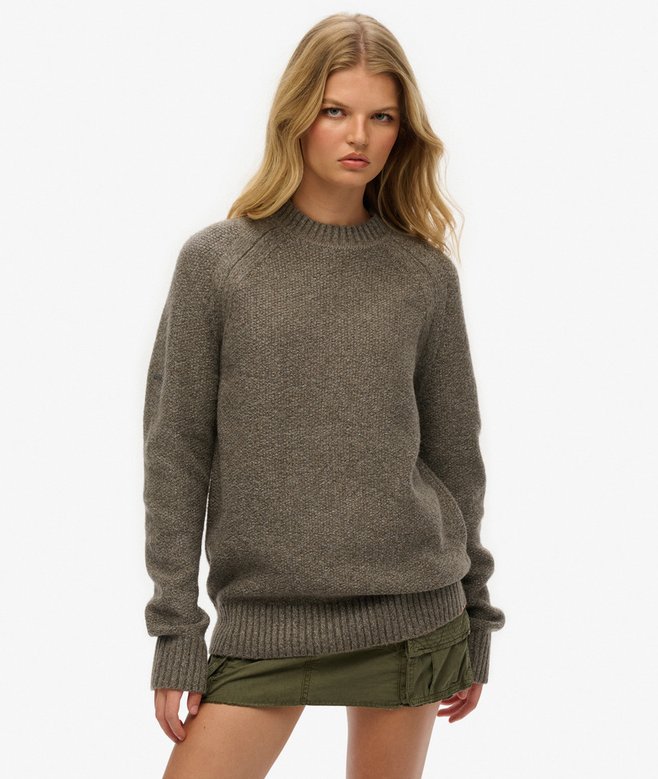 superdry Jersey raglán grueso extragrande