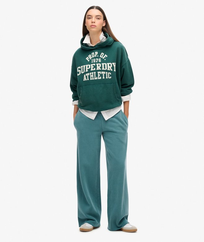 superdry Joggers de pernera ancha lavados