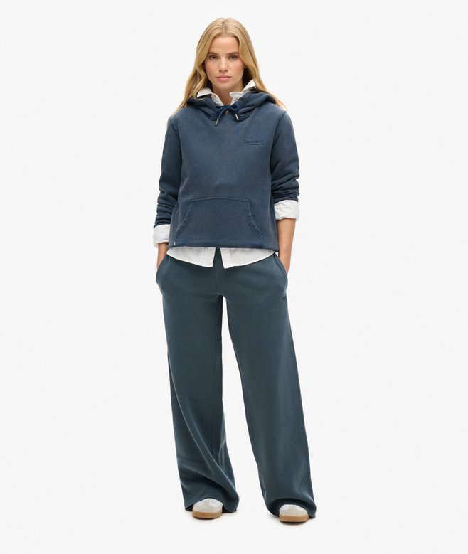 superdry Joggers de pernera ancha lavados